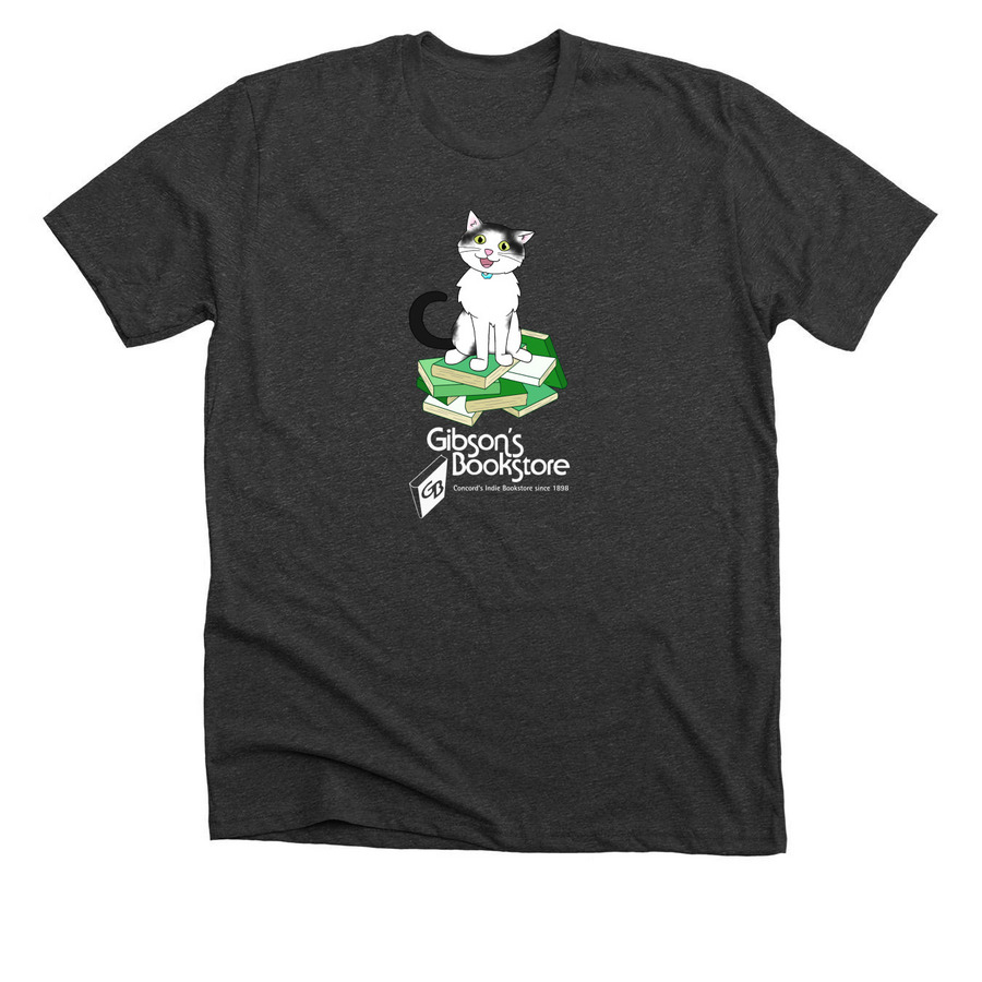 Gibby, a Dark Grey Heather Premium Unisex Tee