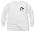 Lochsa Map, a White Classic Long Sleeve Tee