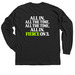 U12G Alliance Premier&nbsp;, a Black Classic Long Sleeve Tee (back-view)