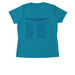 SRN/HOCR26 UV Performance Apparel, a Atomic Blue Women's Performance Tee (back-view)