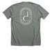 Uncommon Collective Logo T (Dark), a Deep Heather Premium Unisex Tee (back-view)