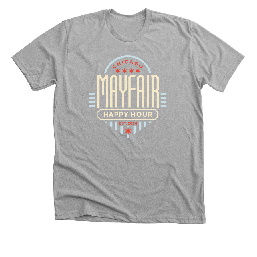 Mayfair HH Tops, a Athletic Heather Premium Unisex Tee