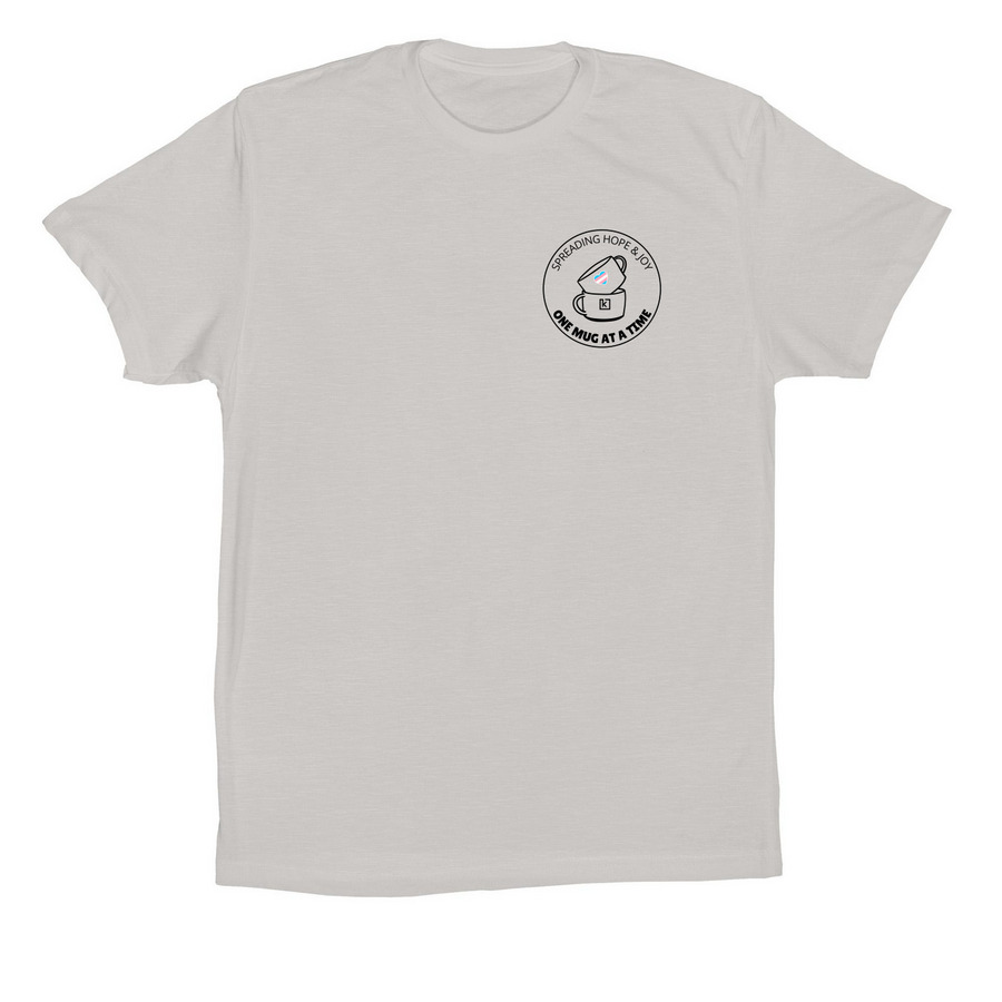 Donate to the Project, a Solid Athletic Grey Premium Cotton Tee