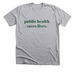 Public health saves lives, a Athletic Heather Premium Unisex Tee