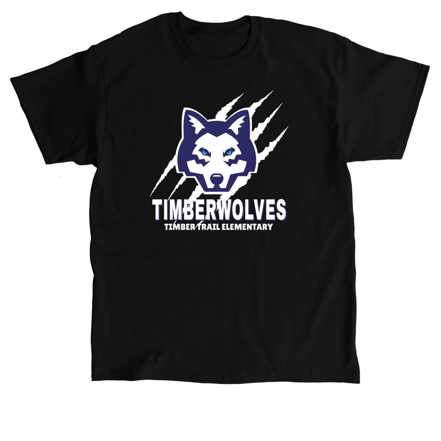 Timberwolves 'Scratch' Shirt, a Black Classic Unisex Tee