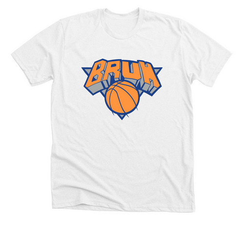 BRUH NY, a Solid White Blend Premium Unisex Tee
