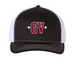 GC All Stars Hat (dark background), a Black/ White Printed Five-Panel Trucker Cap