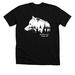 Red River Zoo Wolf, a Solid Black Blend Premium Unisex Tee
