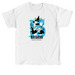 15th Anniversary: Blue Logo, a White Classic Unisex Tee