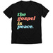 The Gospel is Peace design, a Solid Black Blend Premium V-Neck Tee