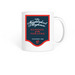 Neighborhood Playhouse Vintage Logo Mug, a White Coffee Mug