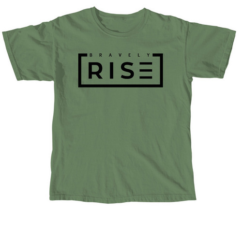 Bravely Rise Retreat, a Hemp Comfort Colors Unisex Tee