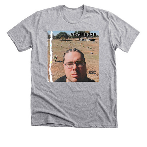 The Plug t-shirt&nbsp;, a Athletic Heather Premium Unisex Tee