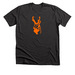 Orange WWF Pronghorn, a Dark Grey Heather Premium Unisex Tee