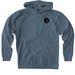 Circle Heron, a Storm Blue Heavyweight Pullover Hoodie