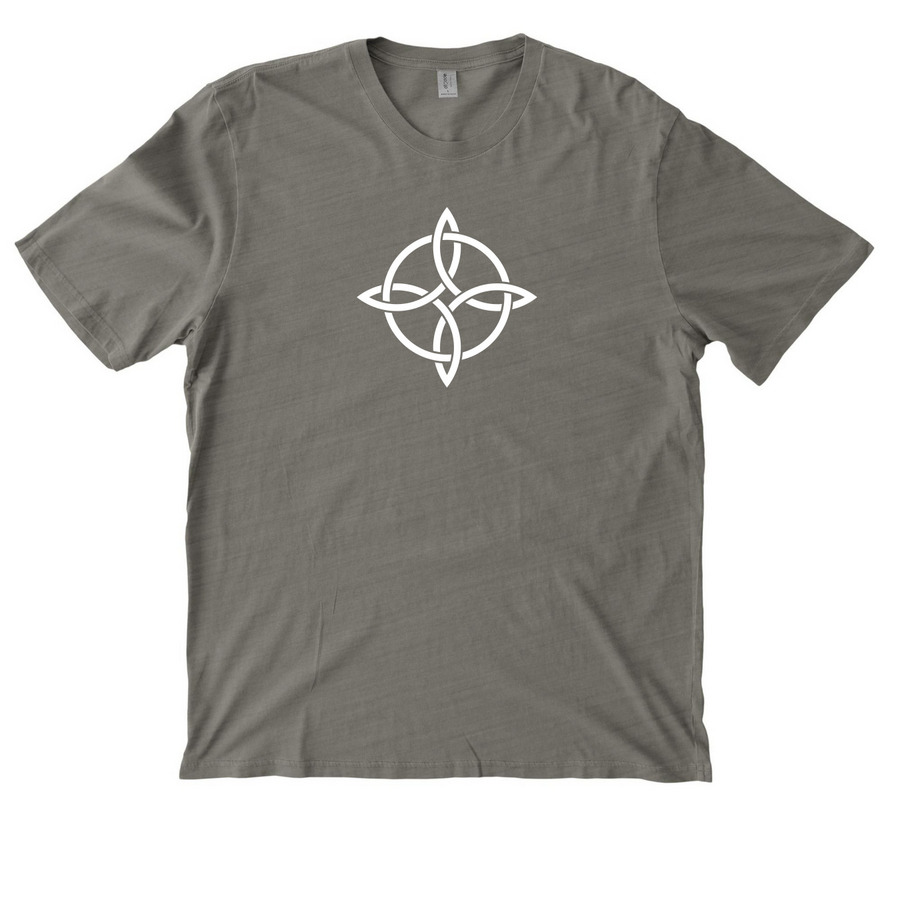 Short-Sleeve Logo Shirts, a Driftwood Grey Allmade Organic Cotton Mineral Dye Tee