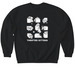 Thrift Store Pet Merch - White, a Black Softstyle Crewneck Sweatshirt
