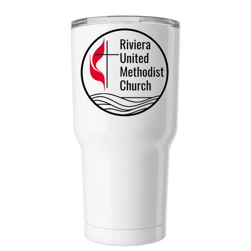 Riviera UMC Tumbler, a White Insulated Tumbler