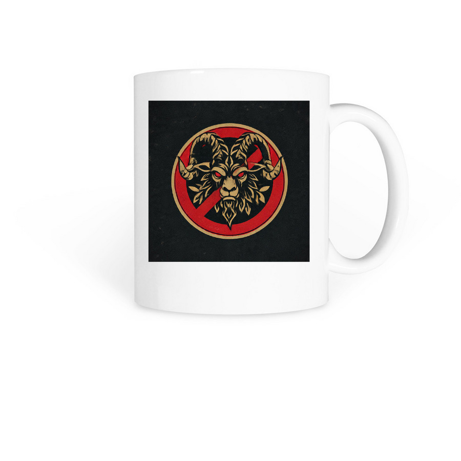 Goatbusters Coffee Mug, a White Coffee Mug