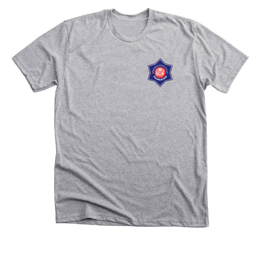 BE A TROOPER.&nbsp; SUPPORT THE ASP.&nbsp;, a Athletic Heather Premium Unisex Tee