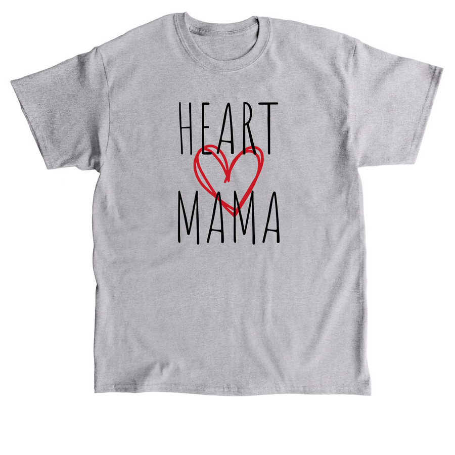 Heart Mama, a Sport Grey Classic Unisex Tee