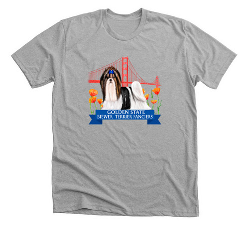 GSBTF Logo, a Athletic Heather Premium Unisex Tee