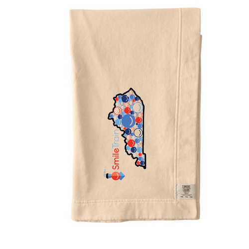 Smile Train KY Smile Blanket, a Ivory Comfort Colors Blanket