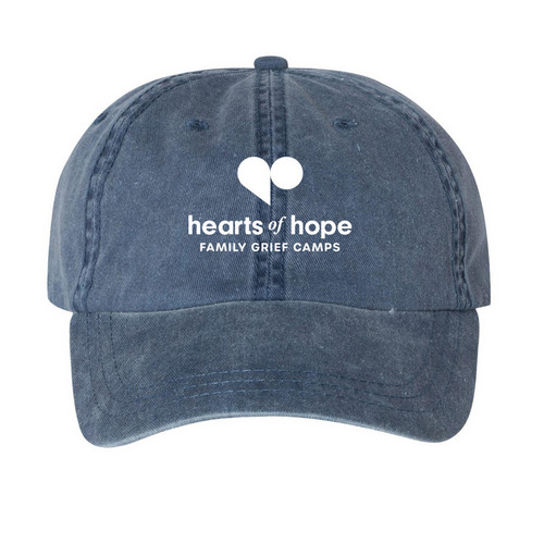 Hats!, a Navy Printed Pigment Dye Baseball Cap