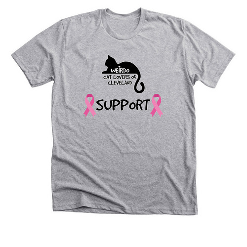 Weirdo's Unite Against Breast Cancer 2, a Athletic Heather Premium Unisex Tee