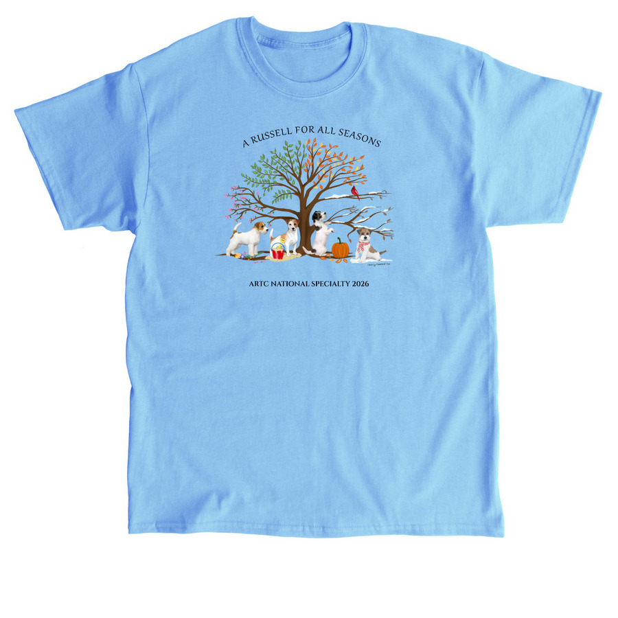 2026 Specialty: A Russell for all Seasons, a Carolina Blue Classic Unisex Tee