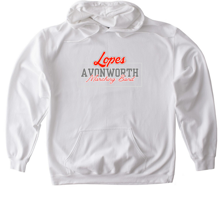 Avonworth Lopes, a White Gildan Softstyle Pullover Hoodie