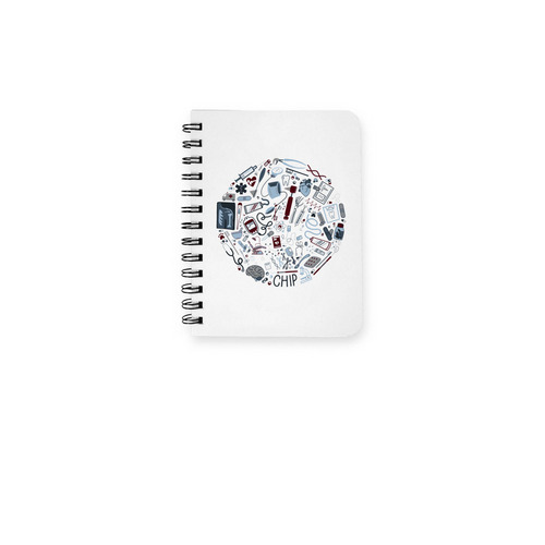 CHIP - Notebook, a White Spiral Notebook