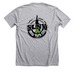 Shilelagh Law "Auld School" Tee, a Athletic Heather Premium Unisex Tee (back-view)