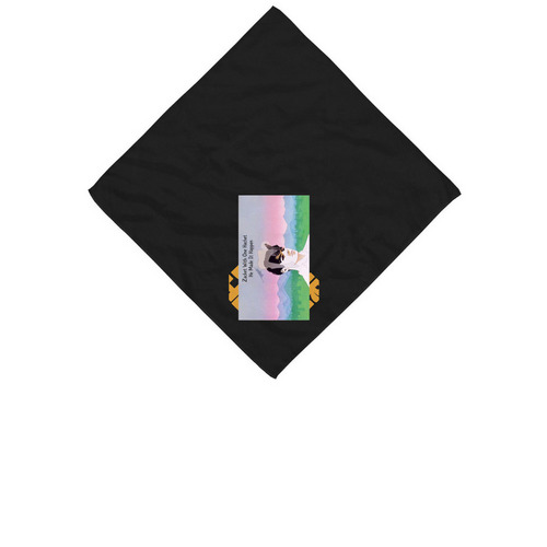The Zacket Bandana, a Black Cotton Bandana