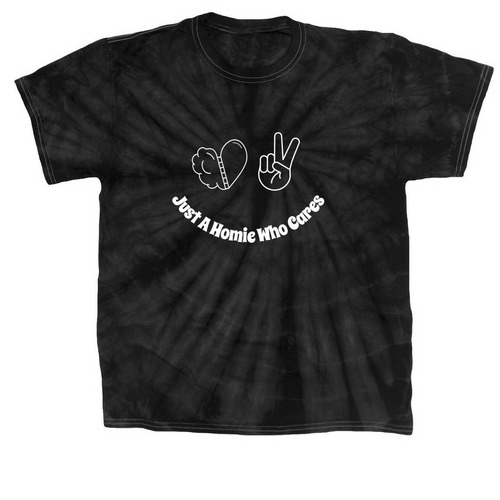 JAHWC - Together, Homies&nbsp;, a Black Classic Tie Dye Tee