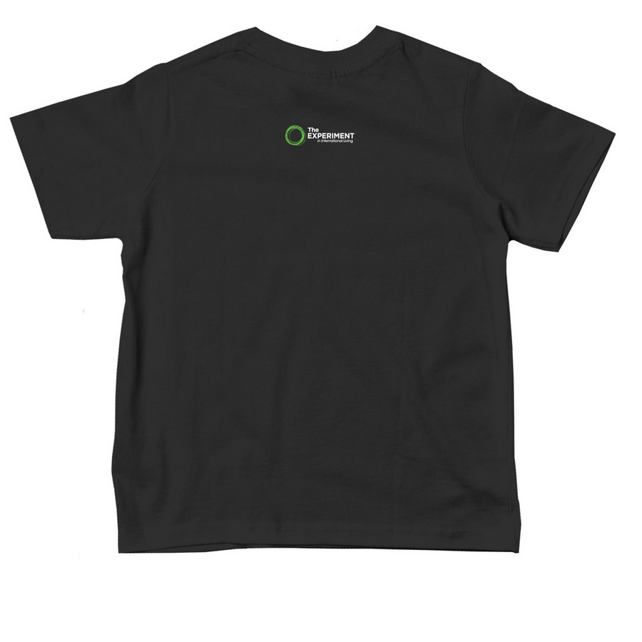The Experiment Toddler Shirts & Hoodies, a Black Toddler Tee (back-view)