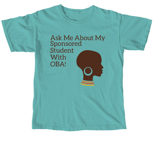 Proud Sponsor, a Seafoam Comfort Colors Unisex Tee