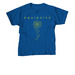 Equipoise and Daisies, a Royal Blue Youth Unisex Tee
