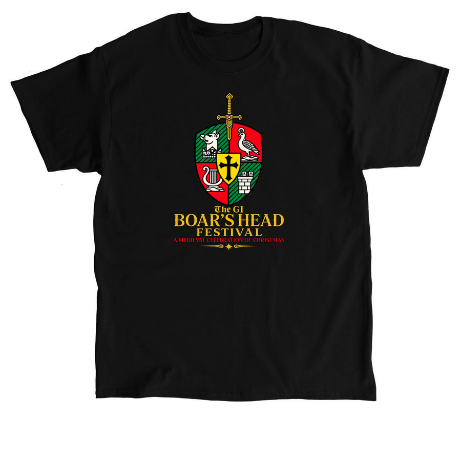 Sword & Shield, a Black Classic Unisex Tee