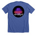 That is Too Dang Bad!&nbsp;, a Solid True Royal Premium Unisex Tee (back-view)