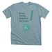 Swing Into Action, a Heather Blue Lagoon Premium Unisex Tee