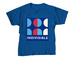 National & Hands Across Logos, a Royal Blue Youth Unisex Tee