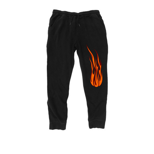 Part of the Halloween merch, a Black Midweight Fleece Joggers