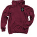 ADULT Pullover Hoodie, a Maroon Pullover Hoodie