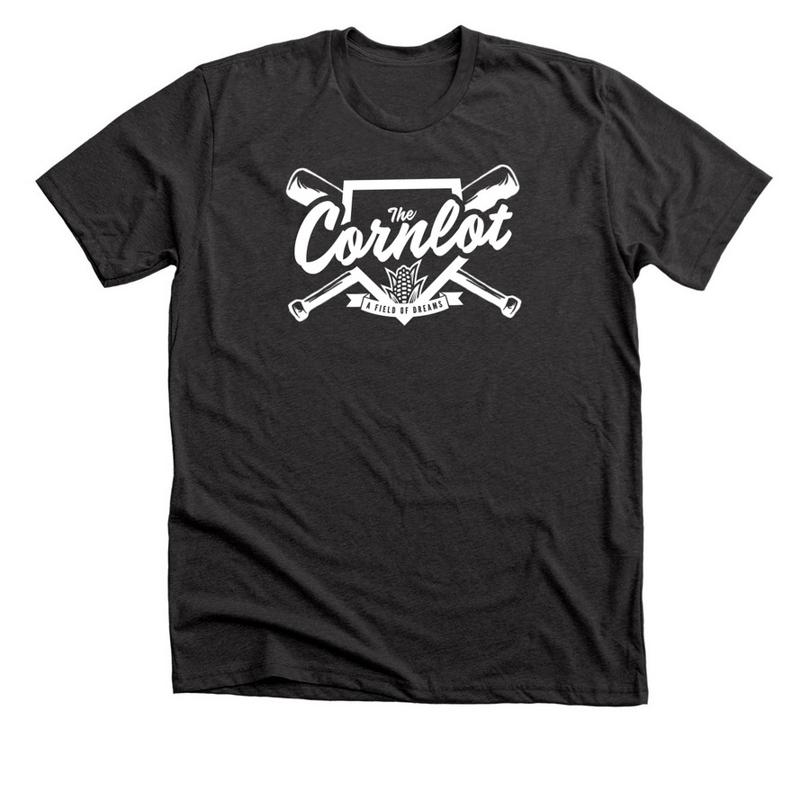 Cornlot Classic T-Shirt (Wht), a Dark Grey Heather Premium Unisex Tee