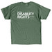 Inclusion, Not Institutions., a Military Green Classic Unisex Tee (back-view)