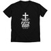 Team Ethan 2026, a Solid Black Blend Premium V-Neck Tee