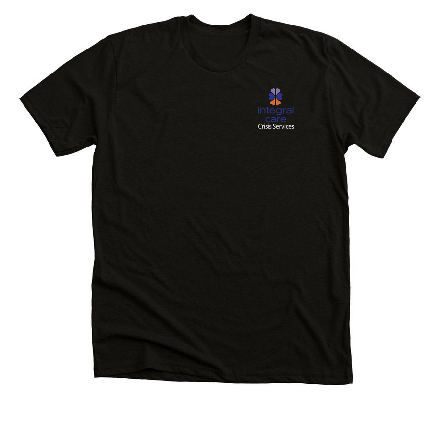 Limited Edition EMCOT apparel (v2), a Black Heather Premium Unisex Tee