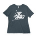 Vermont Ski & Snowboard Museum, a Vintage Navy Women?s Relaxed Cotton Tee