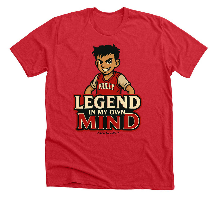 Vinny - Legend In My Own Mind, a Heather Red Premium Unisex Tee